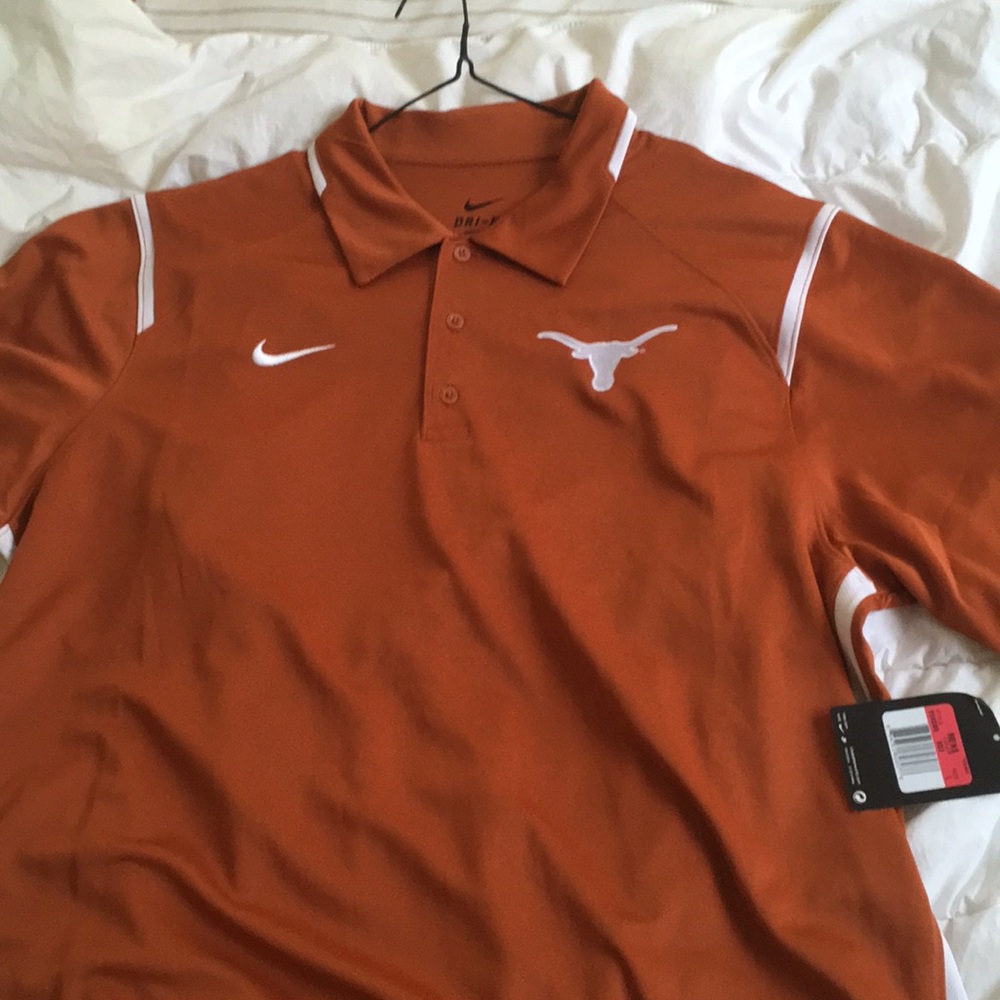 NWT Nike longhorn polo shirt